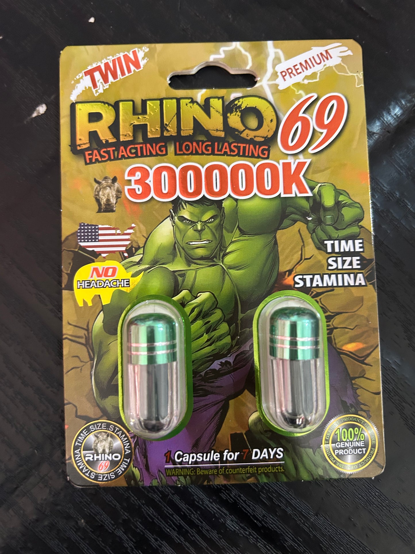 Pastilla Rhino Hulk