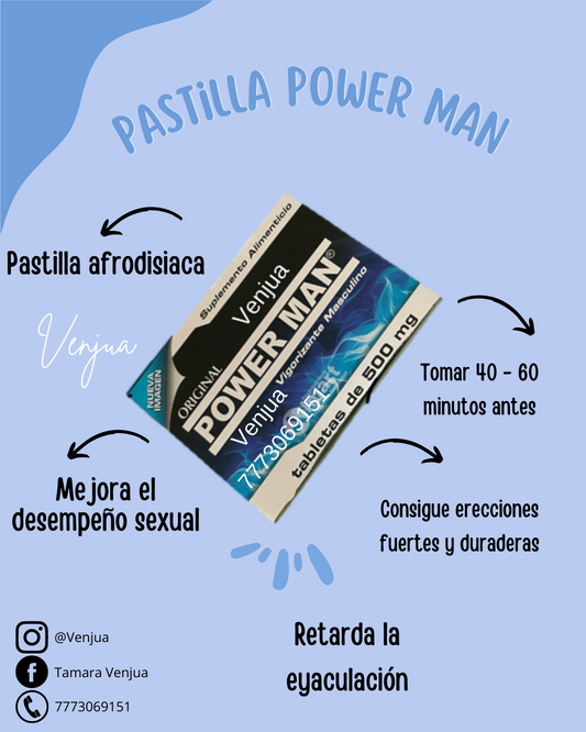 PASTILLA POWER MAN