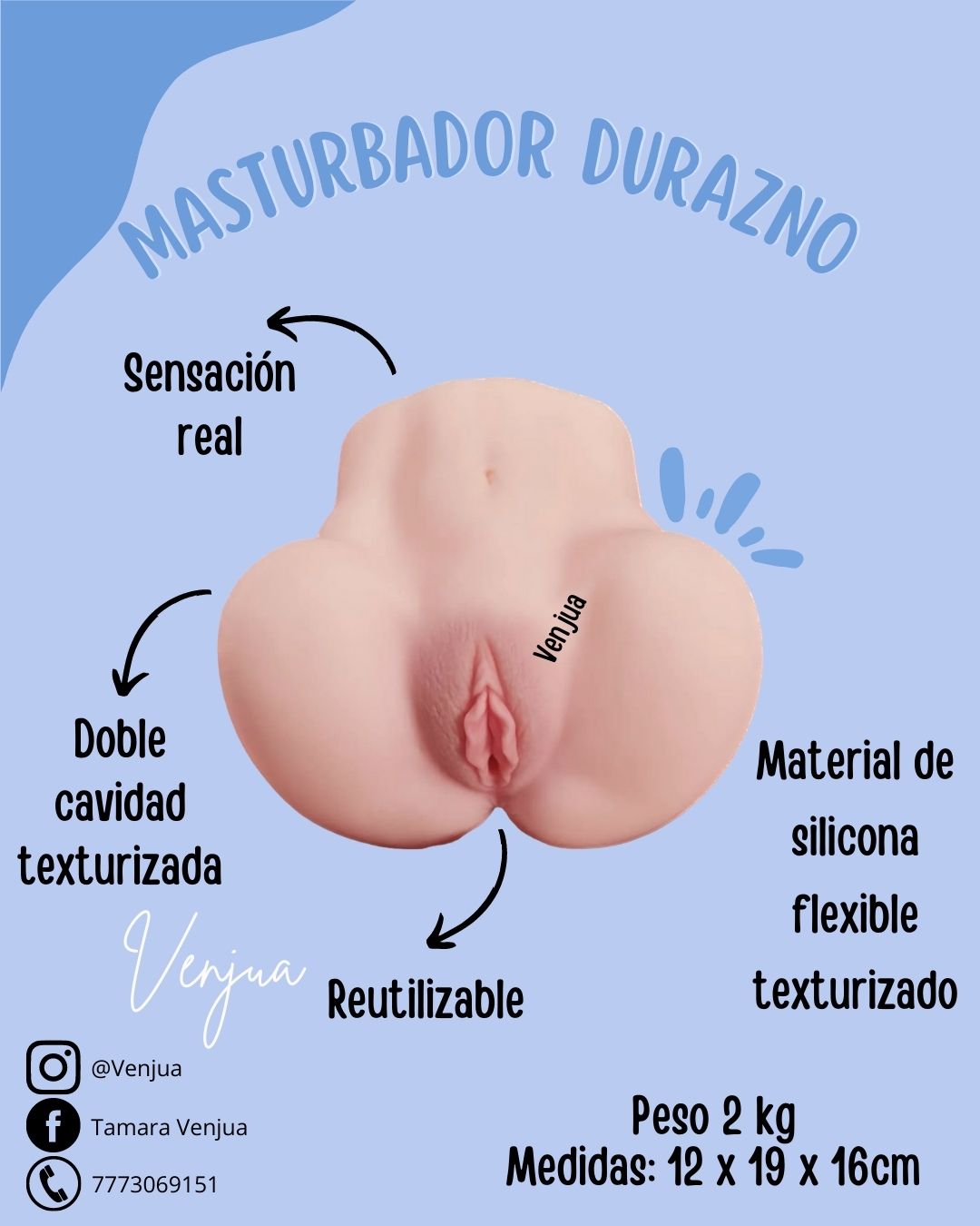 MASTURBADOR DURAZNO